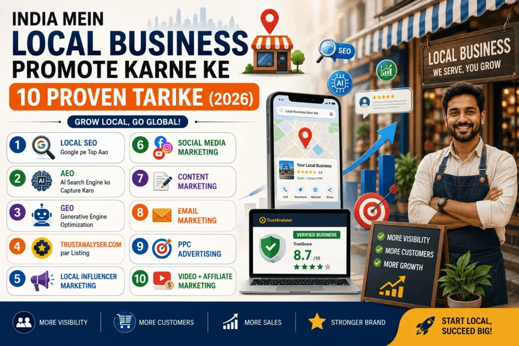 India Mein Local Business Promote Karne ke 10 Proven Tarike (2026)