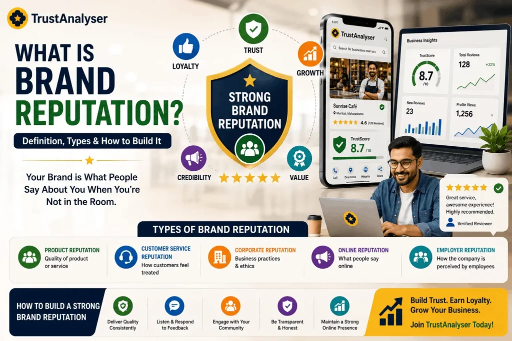What Is Brand Reputation? Definition, Types & How to Build It | TrustAnalyser